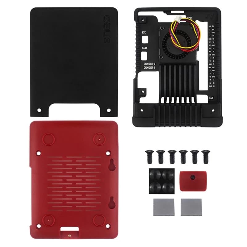 Durable alloy housing ARGON Effective heat dissipator housing suitable for RPI5 896C