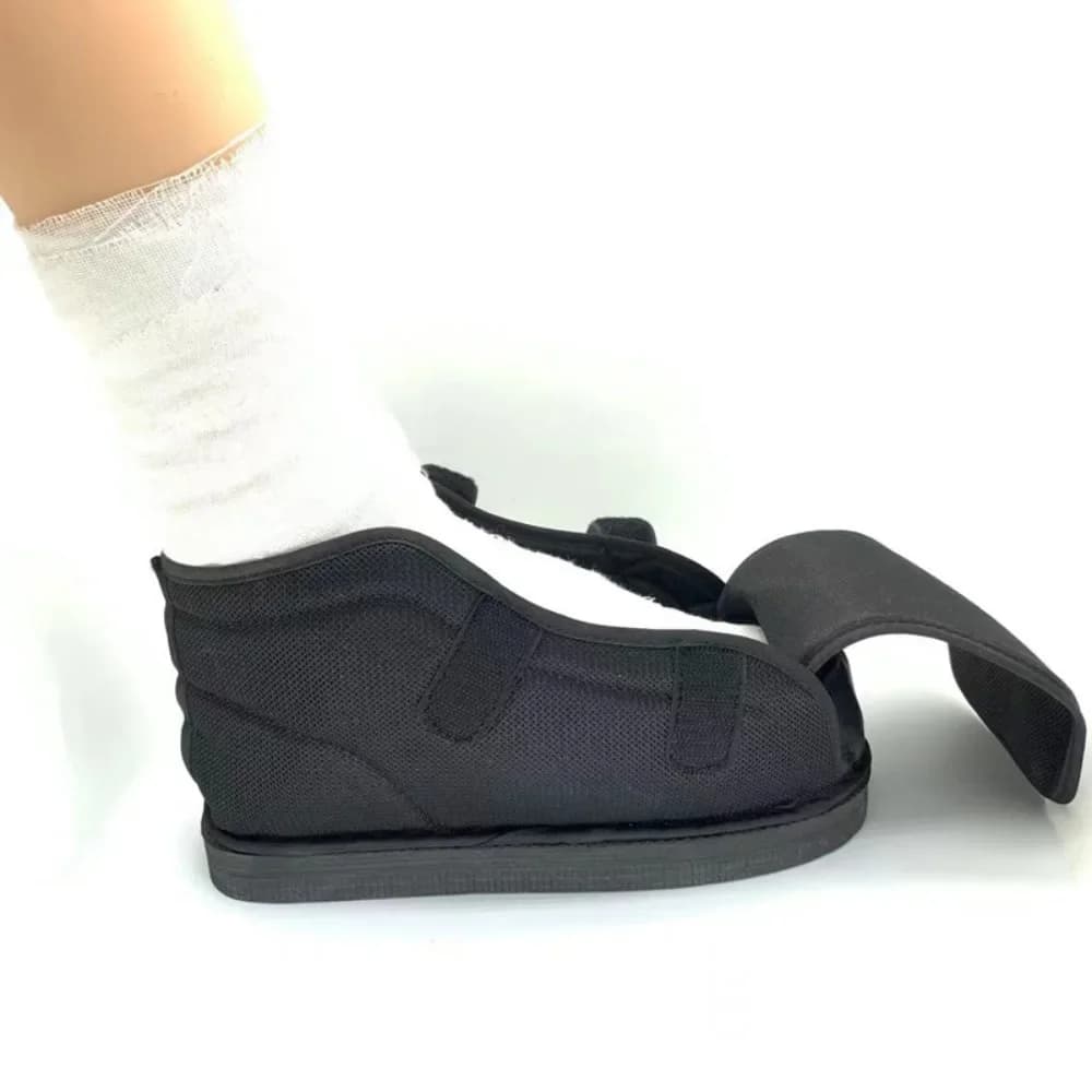 Calzini impermeabili per frattura Scarpe in gesso Lesioni ai piedi Frattura del piede Caviglia Gesso caldo Sollievo dal dolore Scarpe per riabilitazione con dita sciolte