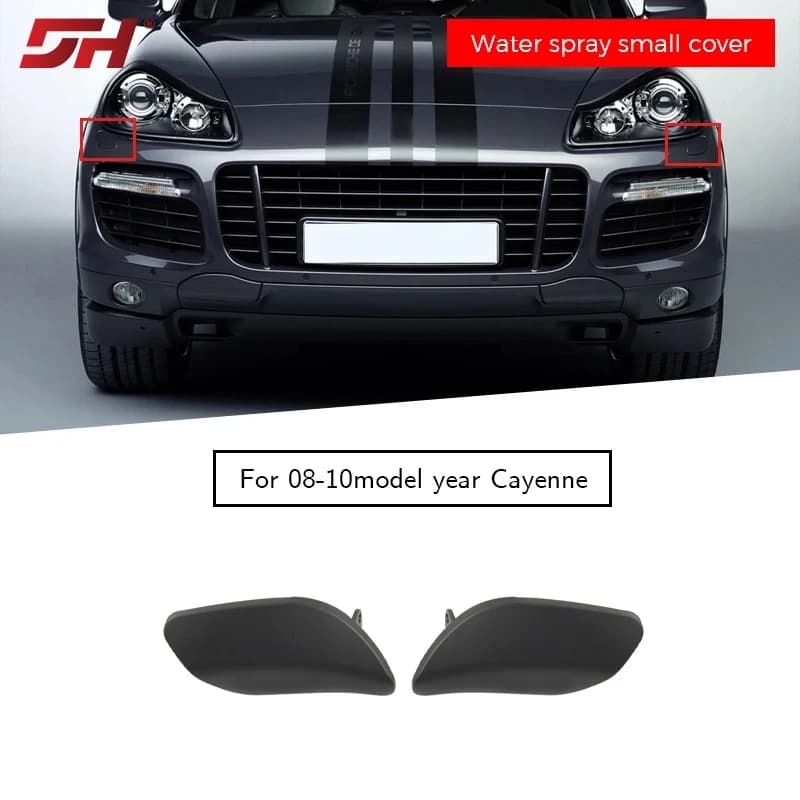 Rondella faro copertura spray faro paraurti anteriore auto adatta per Porsche Cayenne 2008-2010 95562830111 95562830211