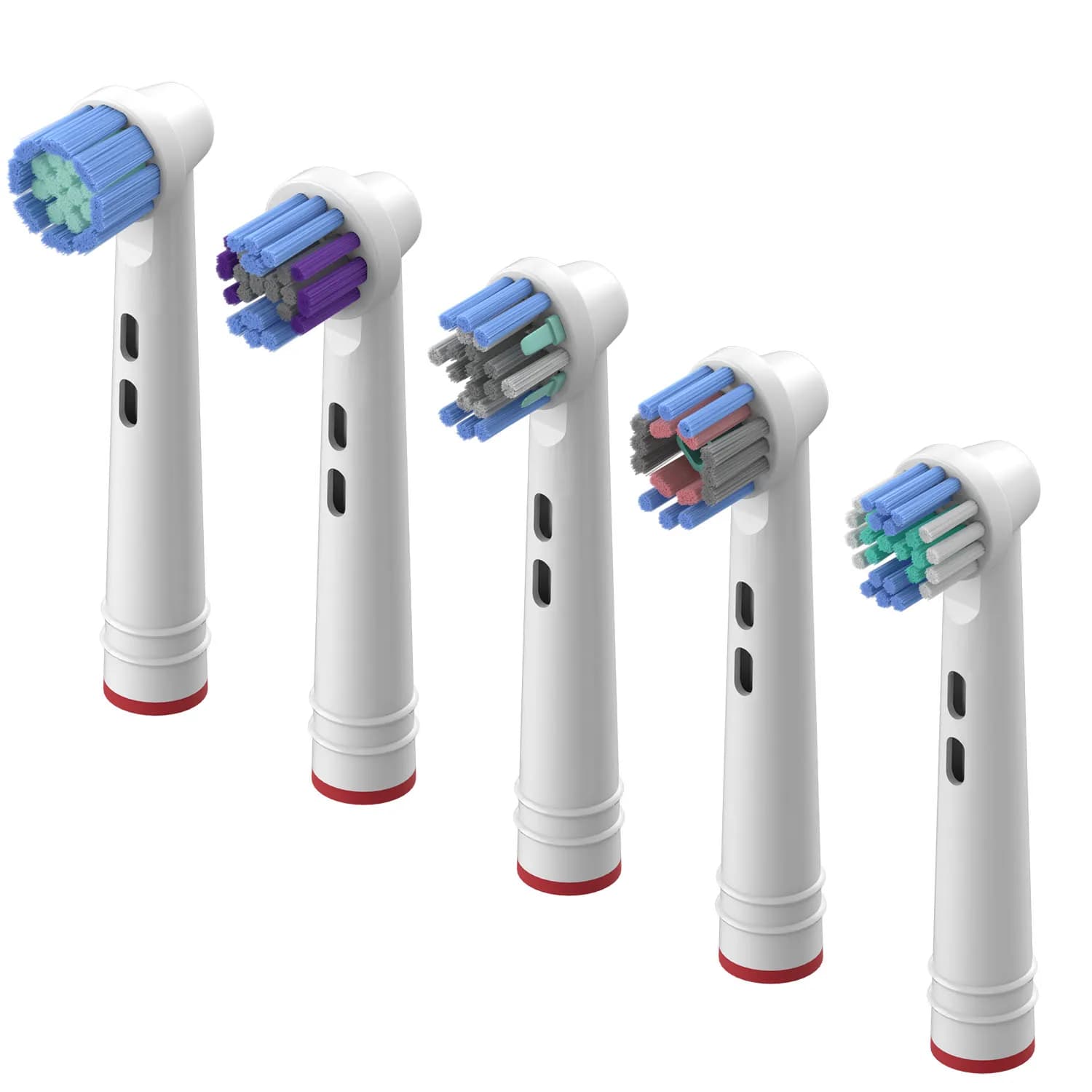 Replacement heads for oral toothbrush -B Fit Advance Power/Pro Health/3D Excel/Vitality Precision Clean BristlesD100 D25