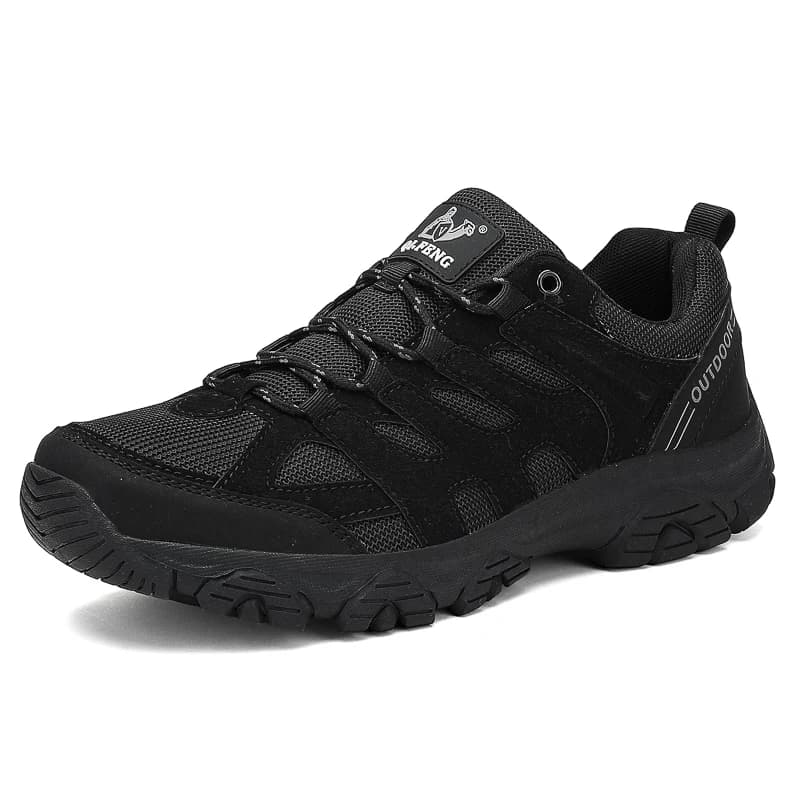 Scarpe da trekking all'aperto da uomo di grandi dimensioni 38-47 Scarpe sportive da alpinismo Scarpe da montagna con suola spessa antiscivolo da trekking con lacci