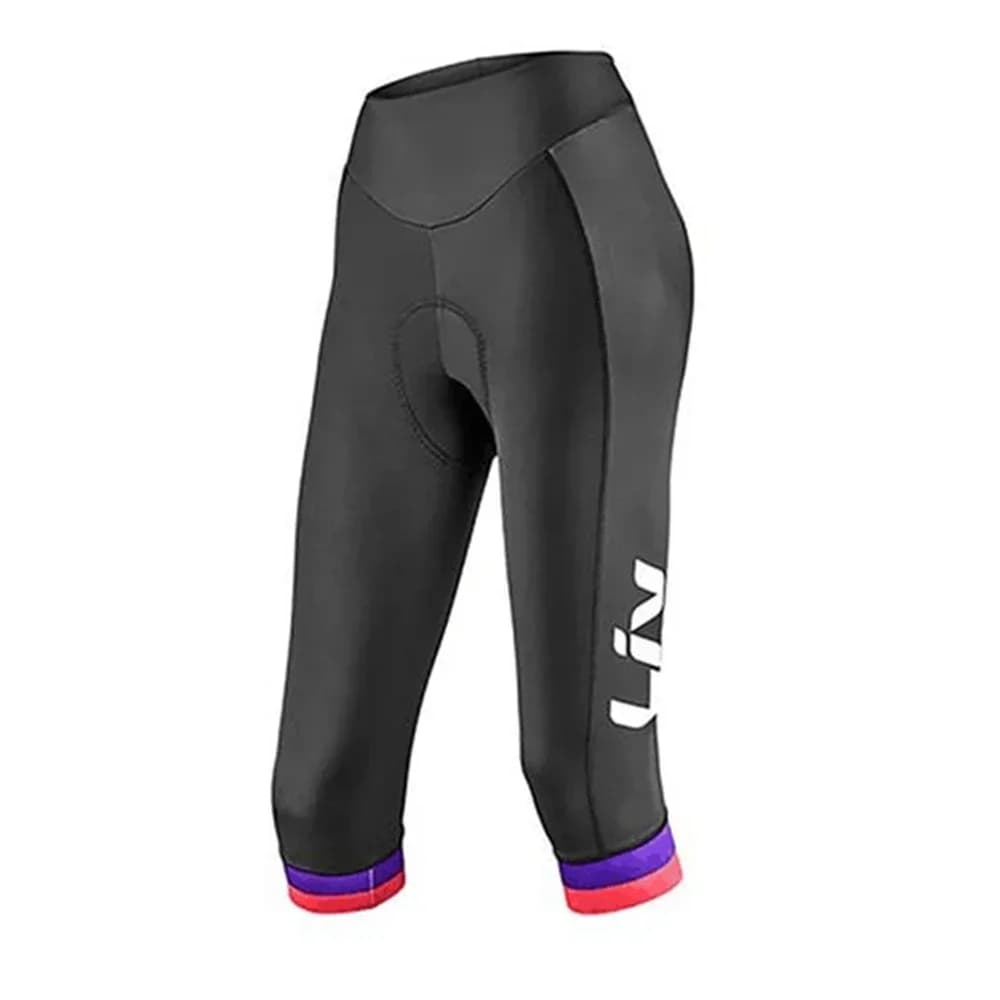 Spring/autumn Liv Cycling 3/4 Pants Womens Mtb Bike Race Knickers Ciclismo Long distance cycling comfortable 9D Gel Pad Shorts