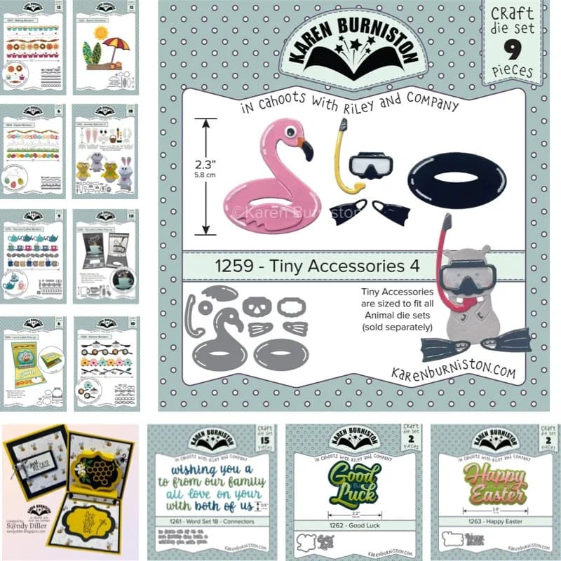 Tiny Accessories Word Set Cutting Dies Scrapbook Diary Decoration Stencil Embossing Template DIY Greeting Card Handmade 2026