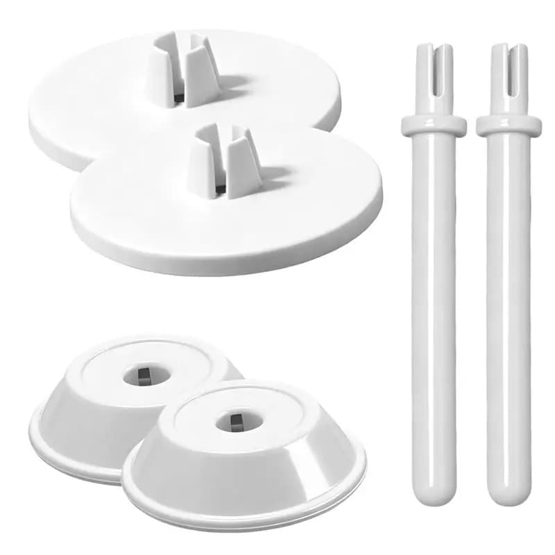 AB66-For Janome Singer Viking Thread Holder Replacement Parts 2Set Spool Pin And Cap Set Sewing Machine Accessories