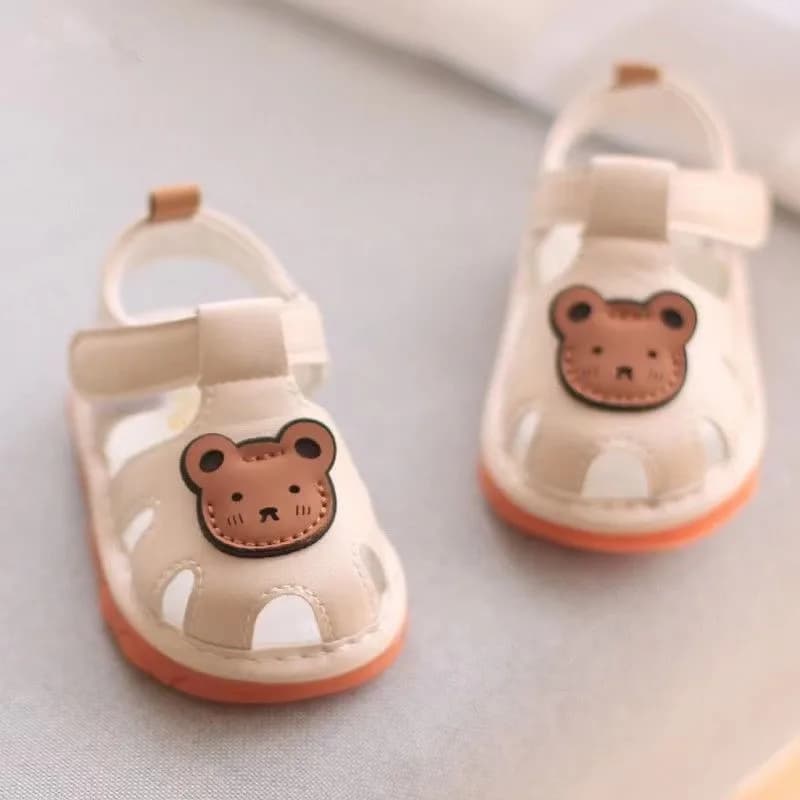 Sandali Estivi per Bambini, Scarpe Sonore per Bambini e Bambine, Suola Morbida Antiscivolo 0-2 Anni, Scarpe Squeaky per Neonati, Sandali per Bambine, Scarpe per Bambini