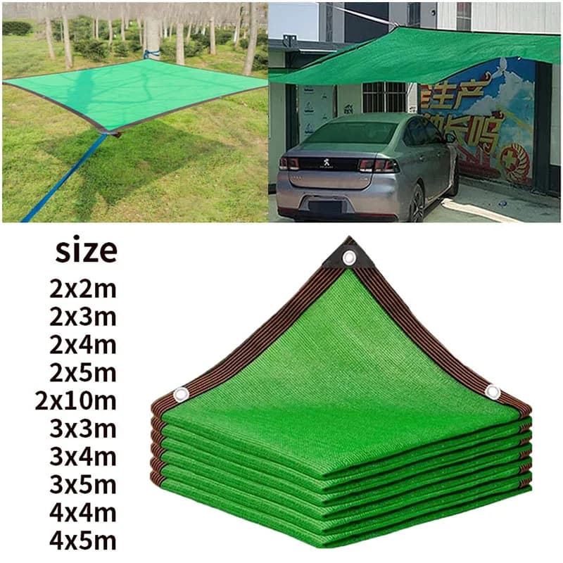 Rete ombreggiante multicolore per giardino, terrazza, campeggio, protezione UV, tessuto solare in HDPE