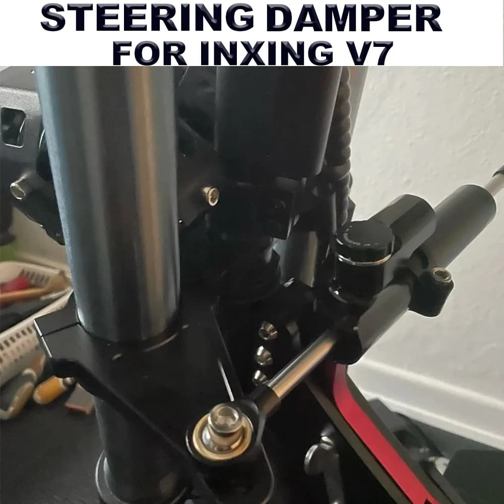 Inxing V7 Electric Scooter Steering Damper Handlebar Stabilizer High-Speed Stability Increase Spare Part for Enhanced Safety