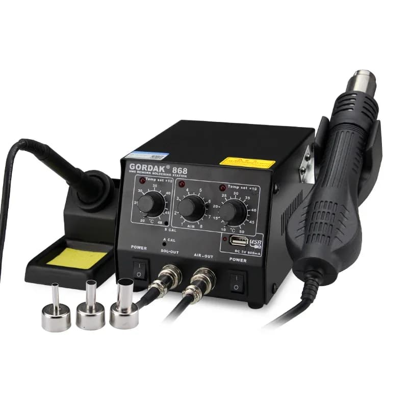 # Hot Sales 868 SMD Hot Air Soldering Station Constant Temperature Heat Gun Electricity Soldering Iron Desoldering Station