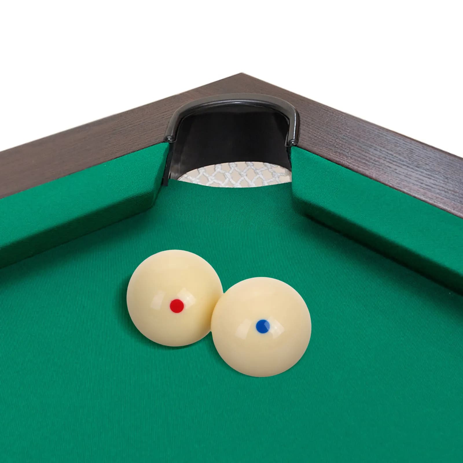 2Pcs Billiard Training Cue Ball Six Dot White Balls Pool Practice Ball Precision Cue Training Equipment for Pool Table Billiards