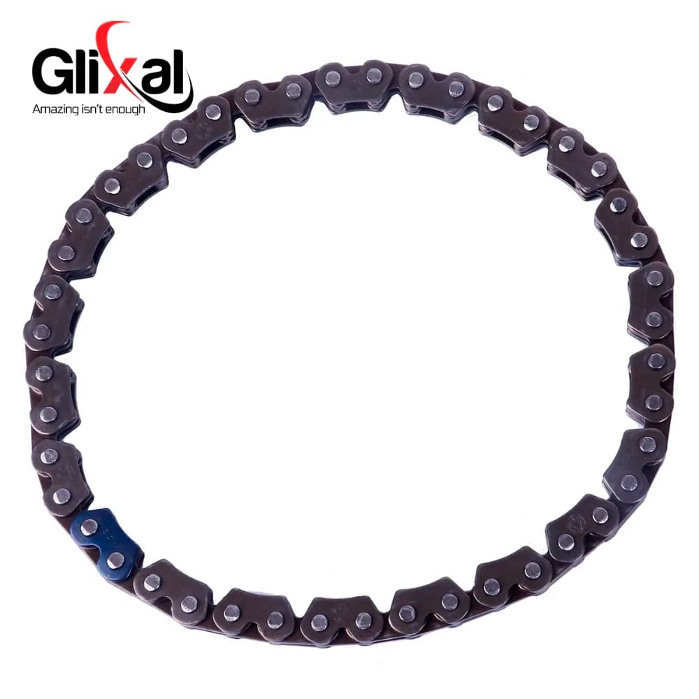 Catena pompa olio Glixal GY6 125cc 150cc 44 maglie per 152QMI 157QMJ scooter cinesi ciclomotori ATV Go Kart Quads Engine