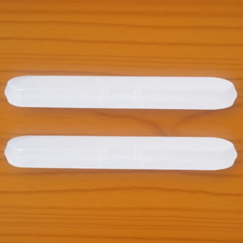 2Pcs Small Plastic Thermometer Box Digital Thermometer Storage Case Travel Carry Protective Cover Plastic Box Small