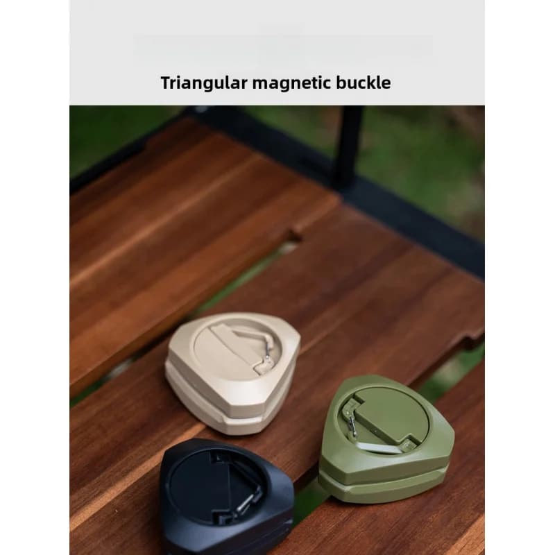 Triangular Magnetic Buckle, Multifunctional Camping Light Hook, Heavy-Duty Suction Cup Clip for Car/Tent/Canopy, Outdoor Camping