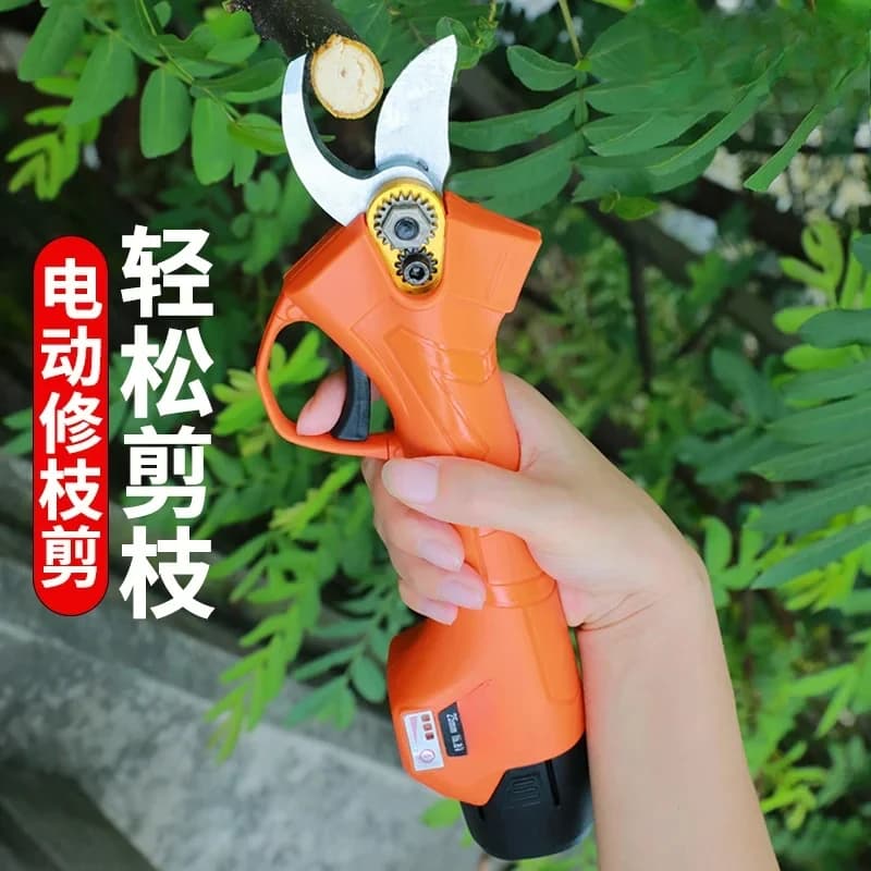 Electric pruning shears for thick garden branches, thick apple branches with lithium battery Aowei