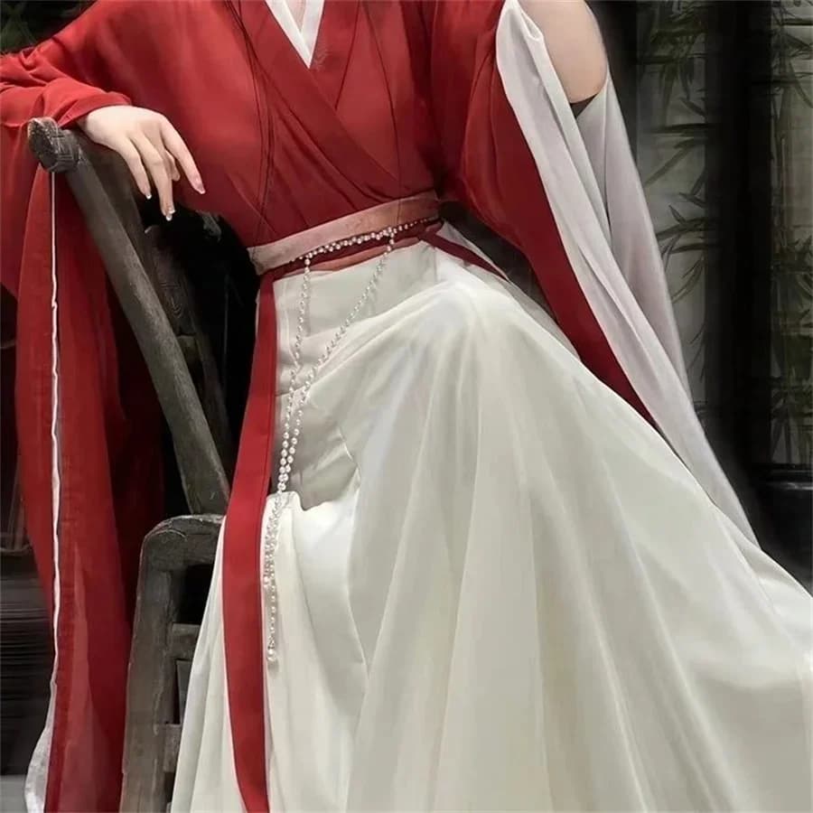 Nouvelle robe Hanfu chinoise pour femmes, costume de cosplay pour Halloween et carnaval, costume traditionnel Hanfu ancien
