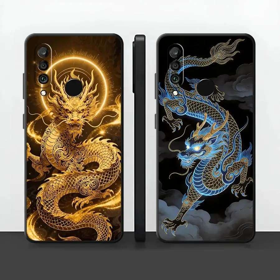 Case for Huawei P Smart 2019 P20 P40 Lite P30 P20 Pro P20 Lite 2018 Funda Phone Cover Cool Dragon