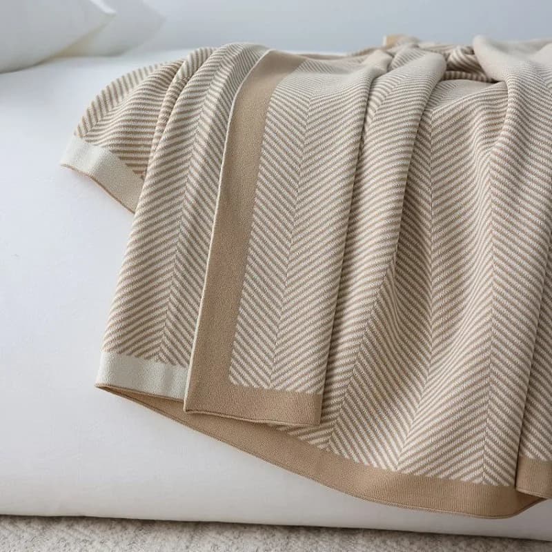 Coperta lavorata a maglia stile nordico Ins coperta copridivano per il tempo libero 130x180cm coperta universale per quattro stagioni coperta per aria condizionata