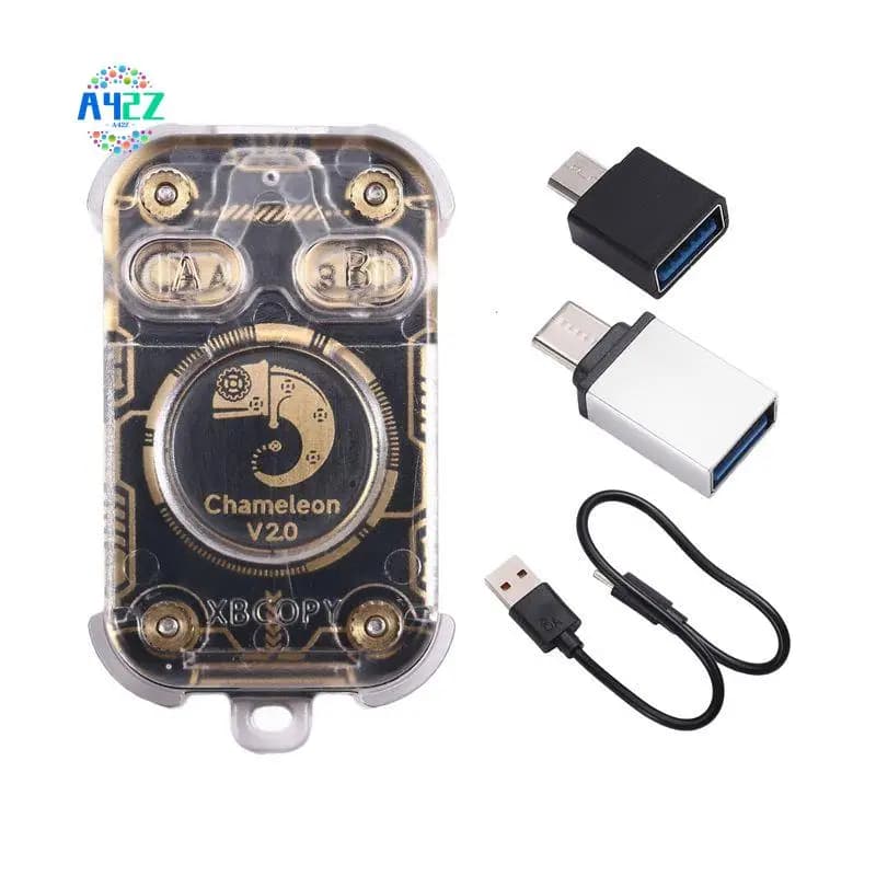A42Z-Chameleon V2.0 RFID Smart Chip Reader Emulatore Smart Card Emulatore 125Khz 13.56Mhz Card Decodifica Ripart NFC Duplicatore