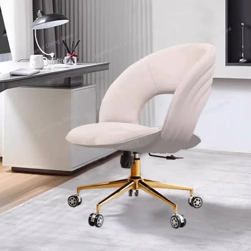 Sedia da Ufficio Moderna di Lusso, Ergonomica, per Visitatori, Gaming, Casa, Studio, Sedia Bianca per Soggiorno, Silla De Escritorio, Arredamento