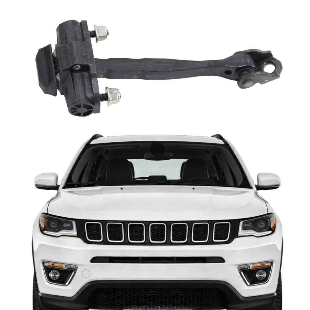 Front / Rear Left Right Door Stay Check Strap Stopper Limiter 68243645AA 68242951AA For 2017 2018 2019 2020 2021 Jeep Compass