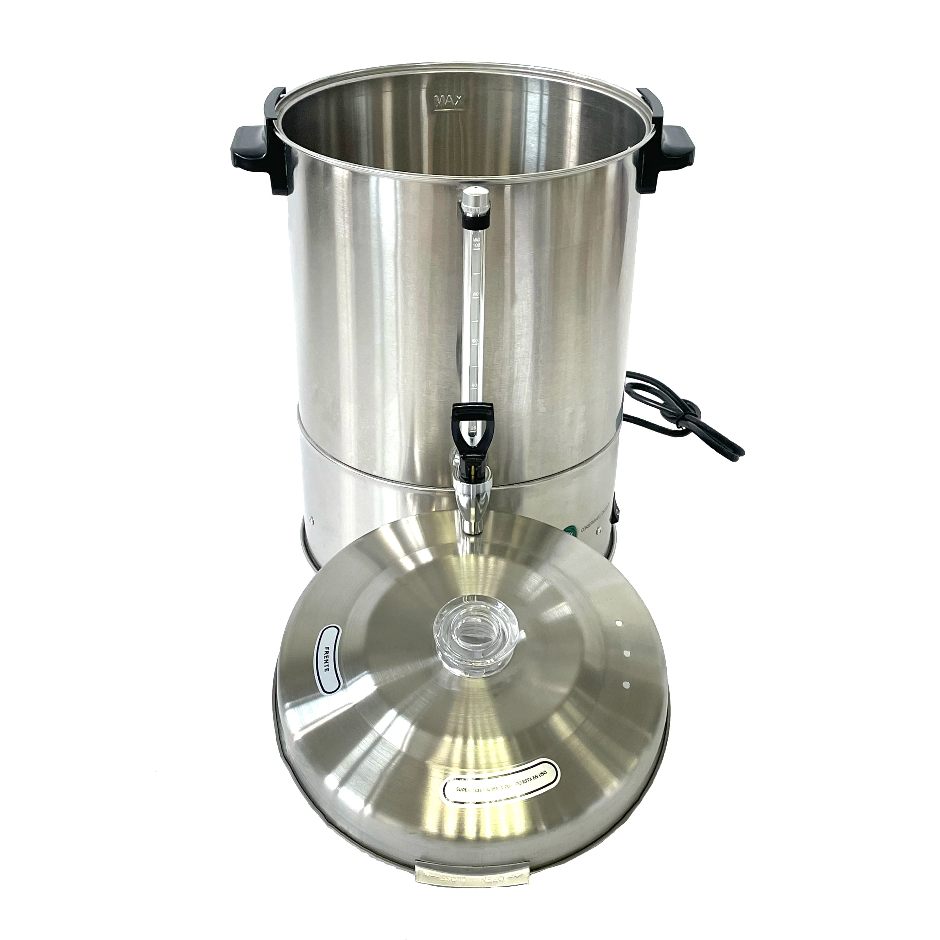 100 Cup 15L 110-120V 1200W Stainless Steel Coffee Maker Machine Commercial Coffee Percolator Electric Coffee Urn