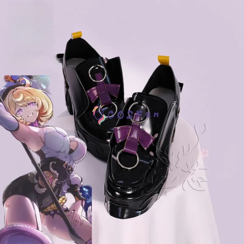 Yidhari High Heeld Shoes Boots Game Zenless Zone Zero Halloween Party Costume Puntelli Custom COSFun Accessories