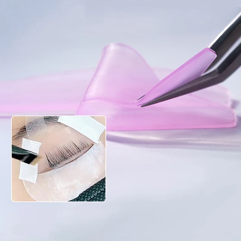 Nuovo Set di 2 Cuscinetti in Silicone Ultra Sottili per Permanente Ciglia, Supporti per Sollevamento Ciglia 3D, Accessori per Arricciaciglia, Strumento per Trucco