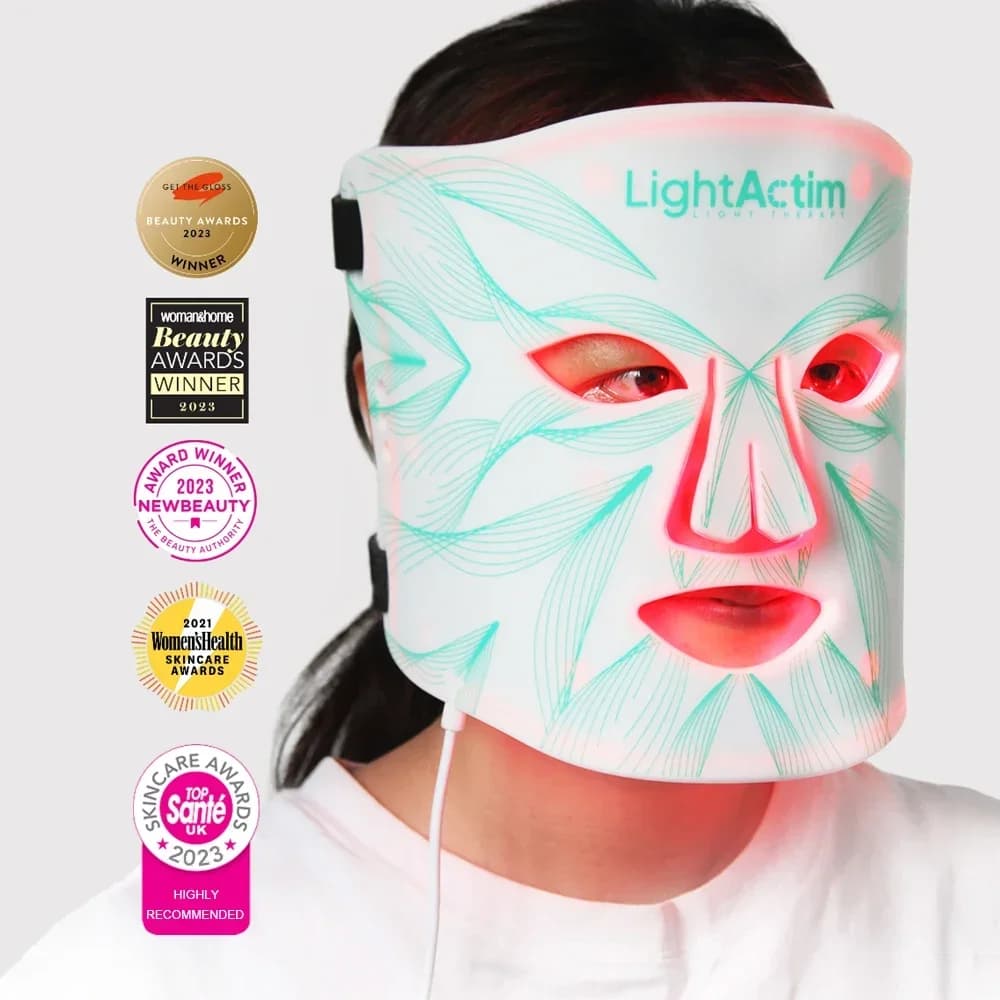 Popular Clinical-grade Red Pho-ton Led Light Therapy Device Currentbody Energy Composite Photo-therapy Led ski Face + Neck Mask