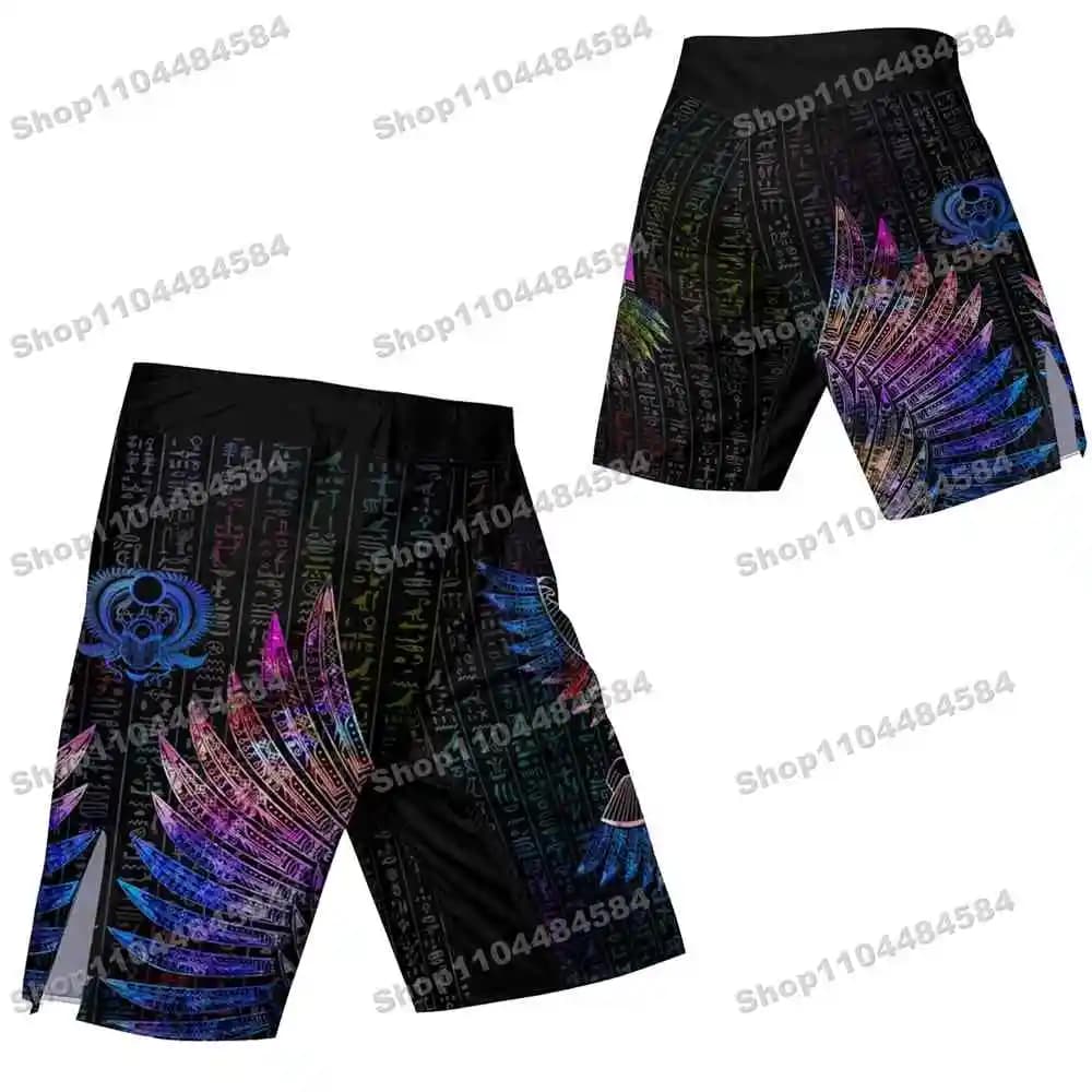 17th Newly Summer Army Rash Guards Maglia da surf Pantaloncini da spiaggia Costumi da bagno Pantaloncini da palestra per immersioni MMA BJJ Uomo Jiu Jitsu Set fitness