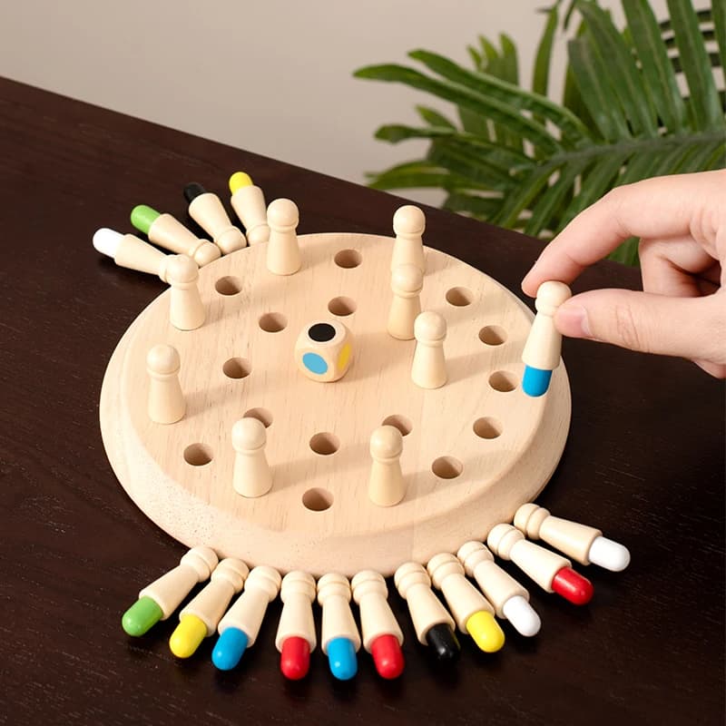 Scacchi con memoria a colori, allenamento per la concentrazione, giocattolo per l'addestramento al pensiero intellettuale, memoria per bambini, gioco da tavolo genitore-figlio