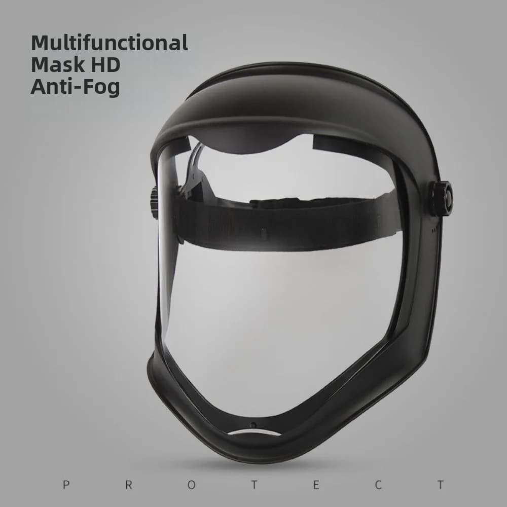 Multipurpose Anti Fog Full Face Shield Anti Splash Dustproof Welding Mask Durable Anti Impact Transparent Mask Kitchen