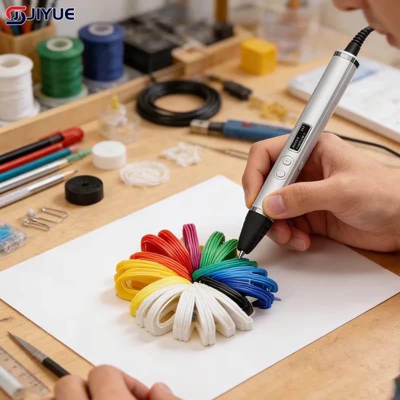 Professional 3D Printing Pen with Oled Display, Temperature Control and Quick Extrusion for Kids and Adult Designs