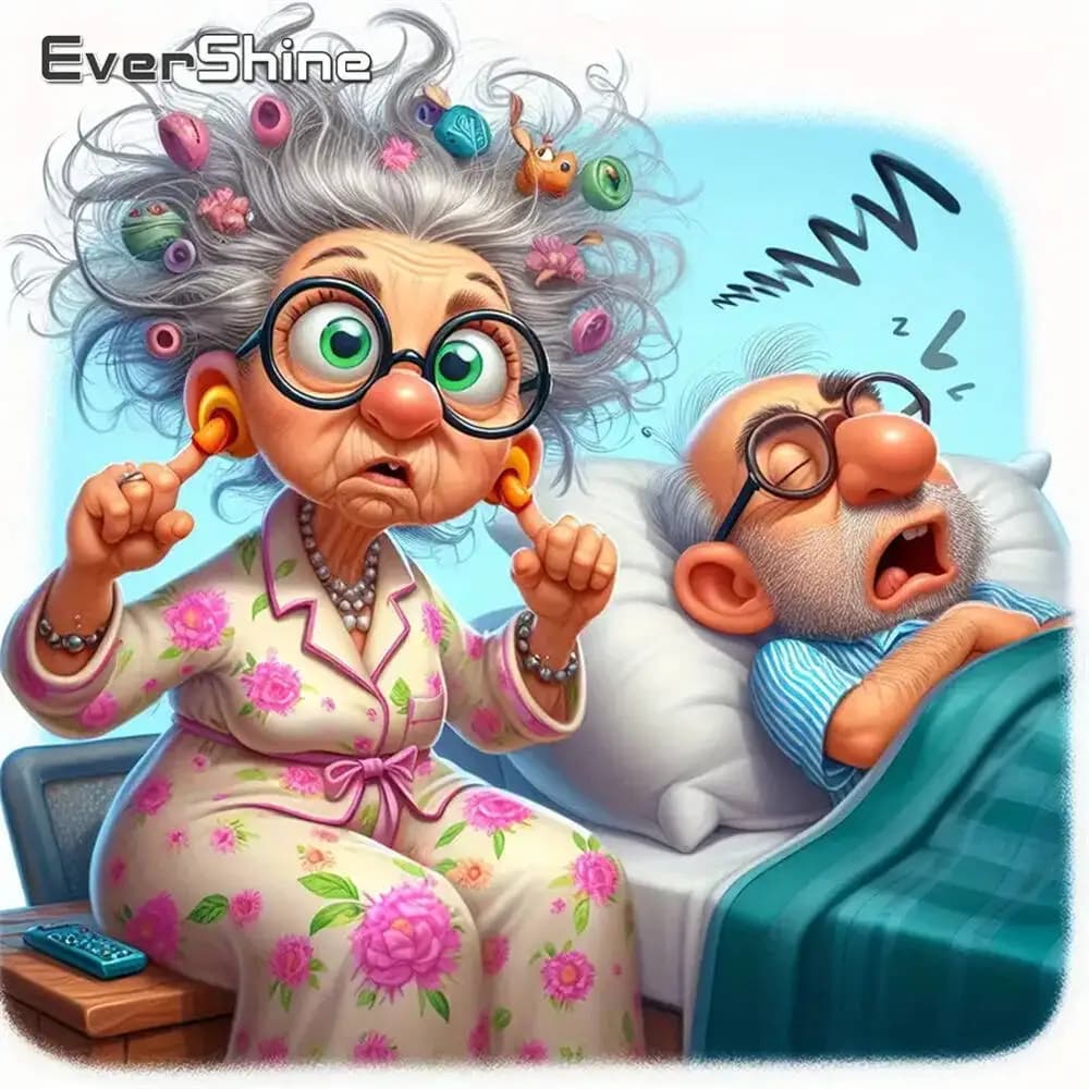 Evershine Diamond Painting Old People DIY Diamond Mosaic Grandpa And Grandma New Arrival Portrait Embroidery Cartoon Home Decor
