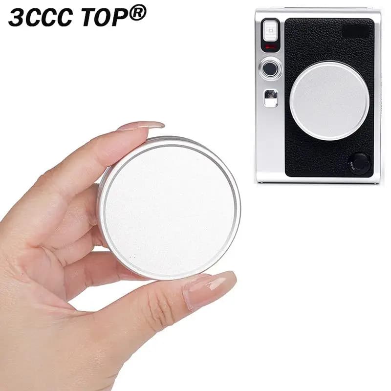 Cappuccio per obiettivo antipolvere per Instax Mini EVO cappuccio per obiettivo anteriore in metallo impermeabile copriobiettivo cappuccio protettivo per fotocamera Instax Mini EVO