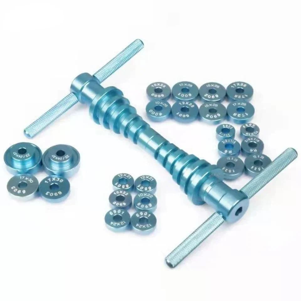 Cuscinetti per biciclette estrattore strumento di installazione ruote/cuscinetti per mozzo Set di presse BB Soft Tail Frame Press Bike Tool accessorio per bicicletta