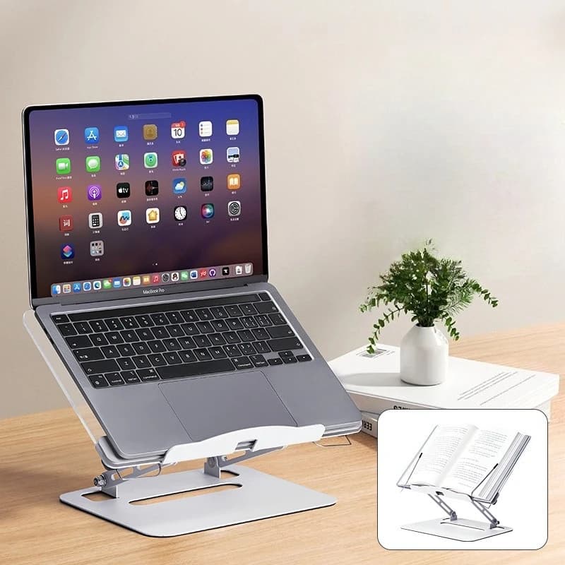 Multifunctional Reading Bookshelf Desktop Laptop Computer Heightening Stand Foldable and Adjustable Lifting Reading Stand