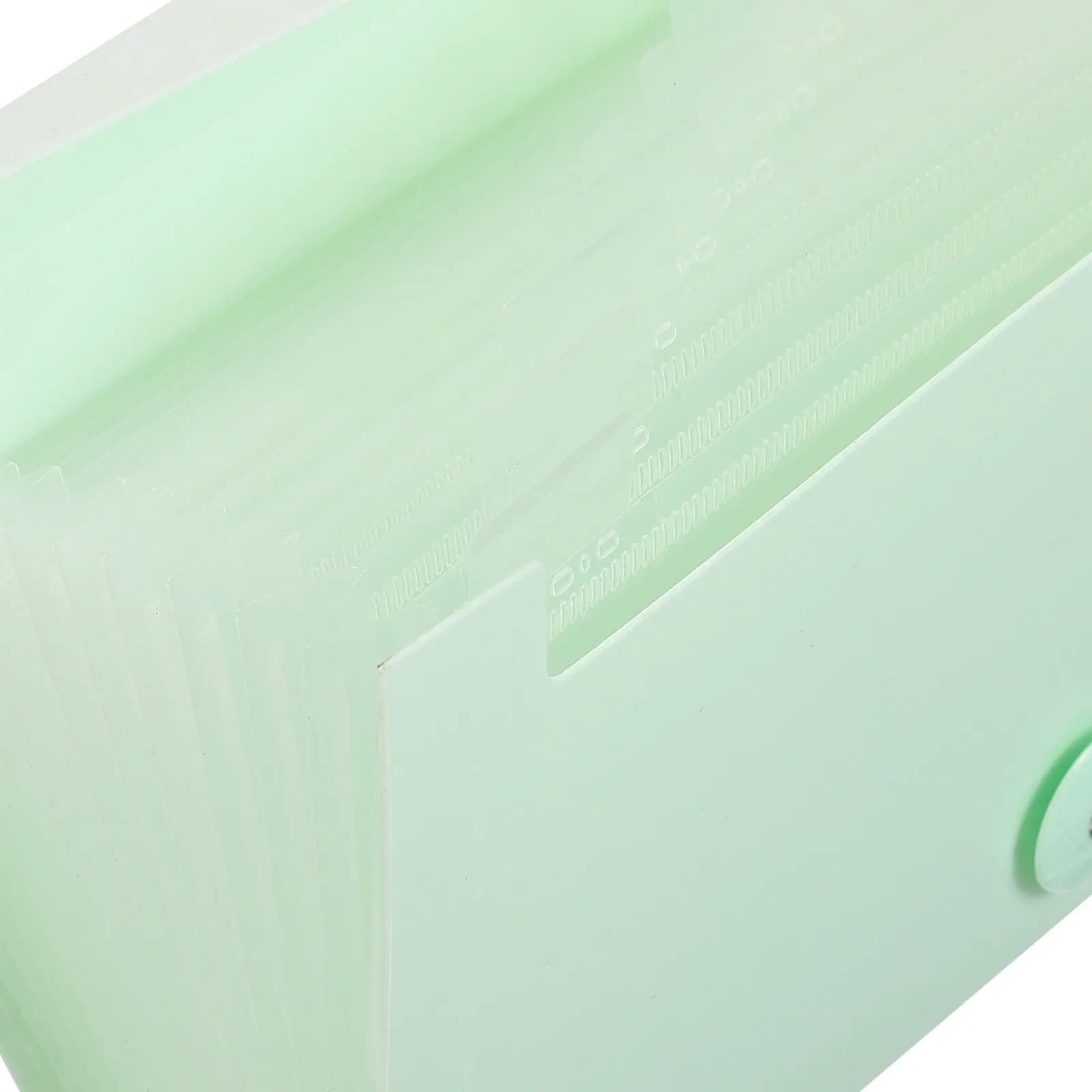 B6 Accordion Folder Portable Receipt Organizer Bills Pouch Coupon Holder File Storage Folder for Office Classifying Statements