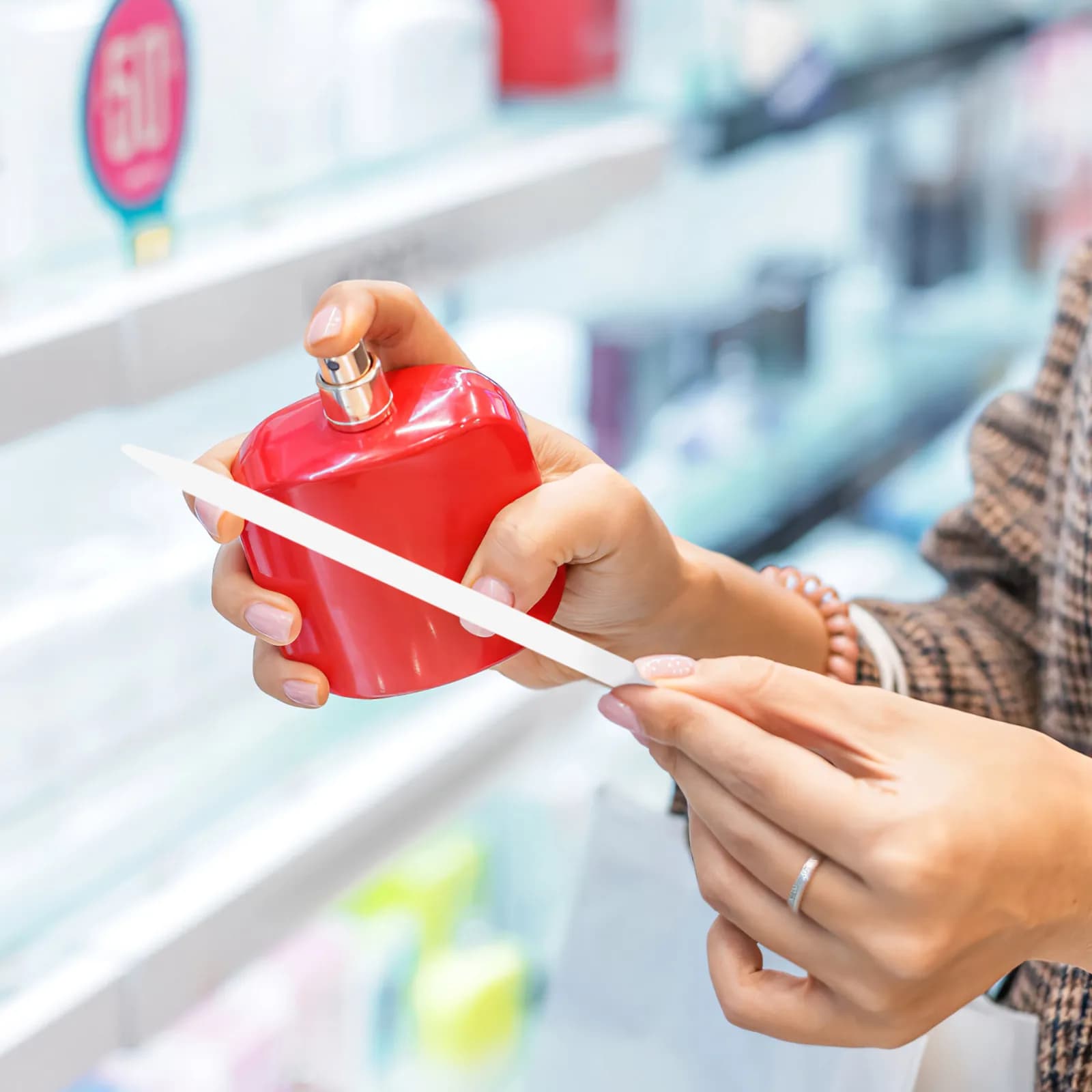 100 Strisce di Carta per Test di Fragranze, Strisce Tester per Oli Essenziali per Aromaterapia e Diffusori di Profumo, Assorbimento a Lunga Durata