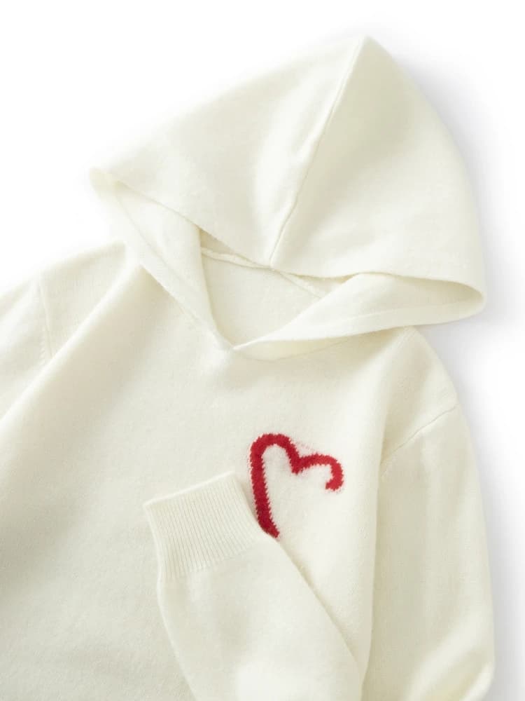 Nuovo pullover in lana merino al 100% per uomo maglione jacquard spesso lavorato a maglia autunno inverno con cappuccio maniche lunghe morbido top casual