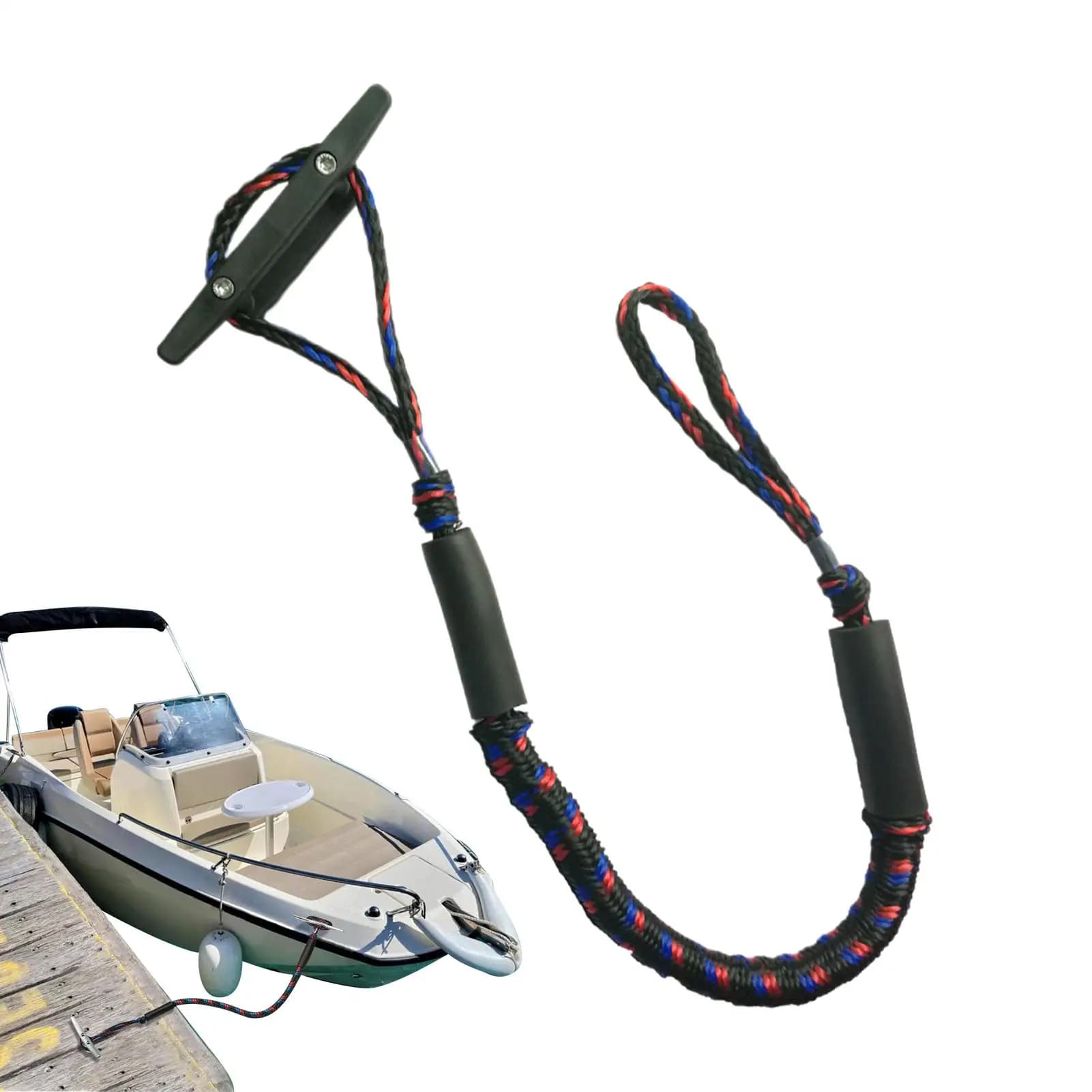 Amaretti per barche per ancoraggio del dock Linee del dock per barche con anello Accessori per cavi di ormeggio per kayak di sicurezza marina per barche a motore