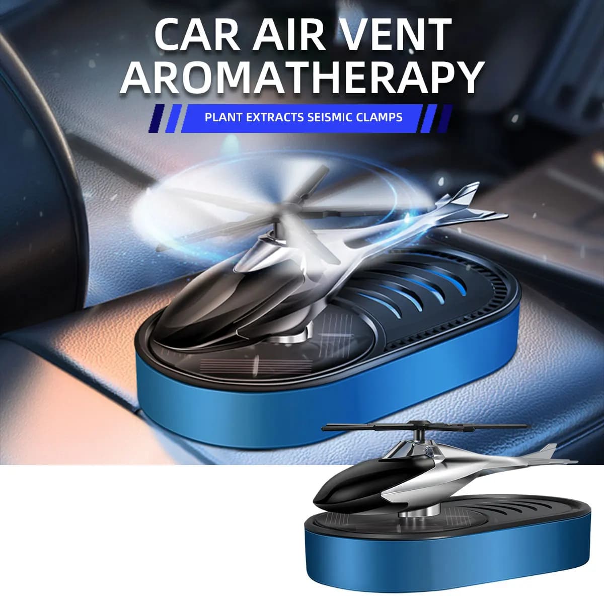 Deodorant for Solar Energy Car Helicopter Aeromobile Rotating Silence Aromatherapy Center Control Instrument Decoration Ocean fragrance