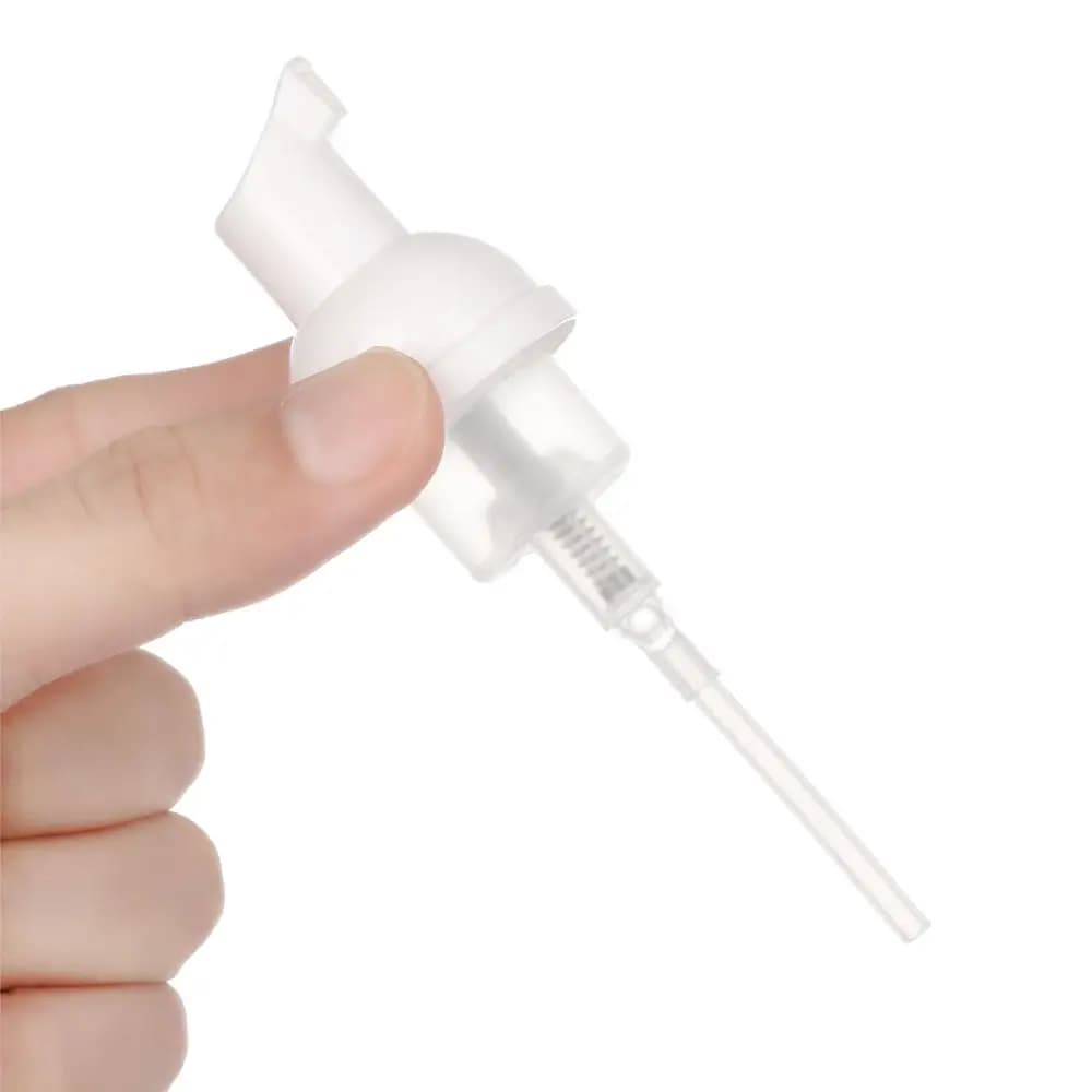 Dispenser di Sapone Liquido in Plastica per Bagno, Contenitore con Pompa per Shampoo e Gel Doccia