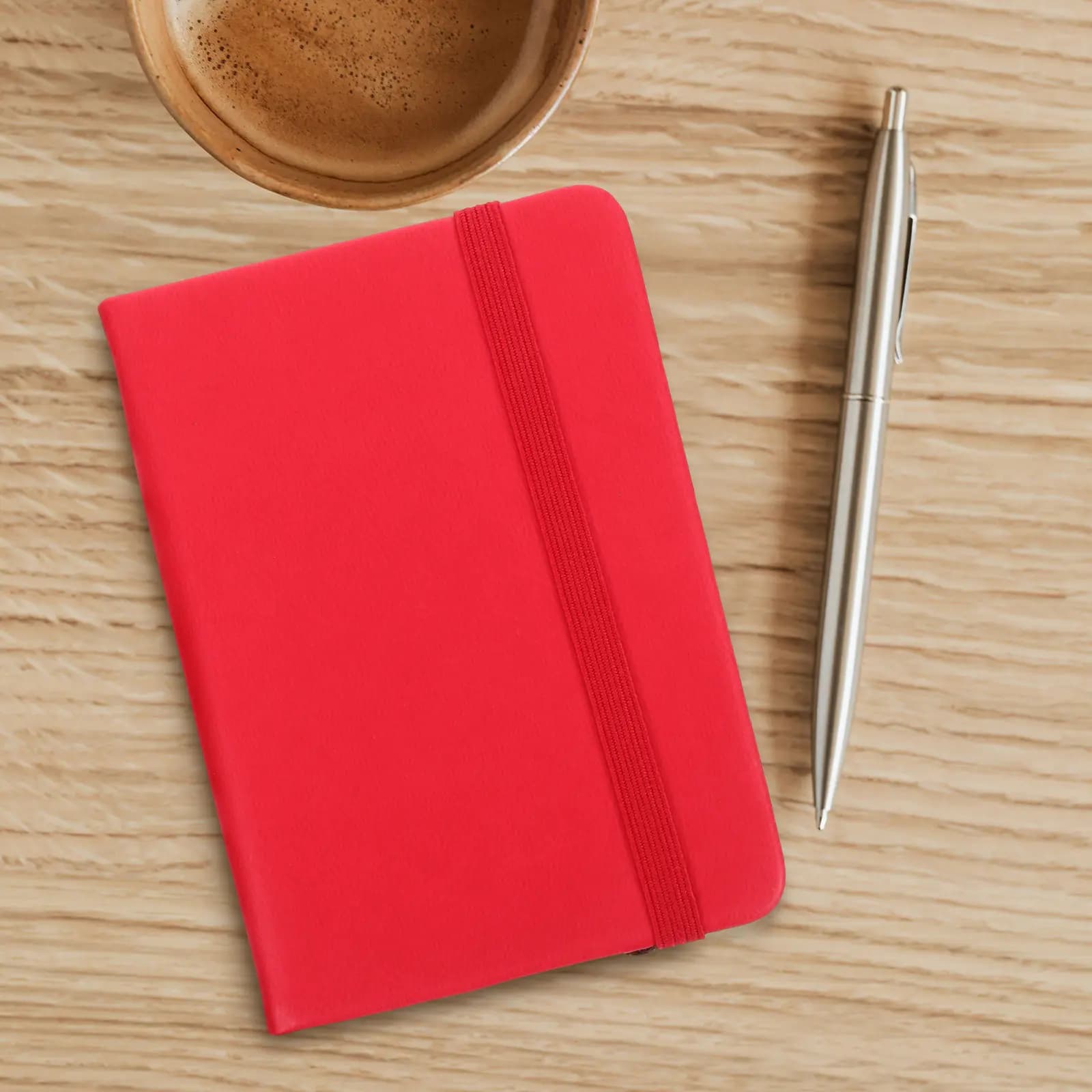 Taccuino Tascabile con Copertina in PU, Agenda per Appuntamenti, Blocco Note per Conferenze, Blocco per Appunti Portatile, Diario con Pagine a Righe