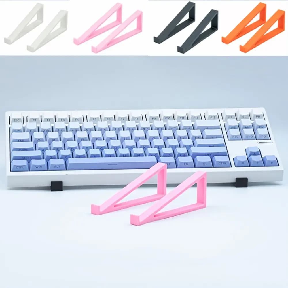 1 pair of new raised keyboard accessories with raised keyboard support, plastic computer keyboard monitor support