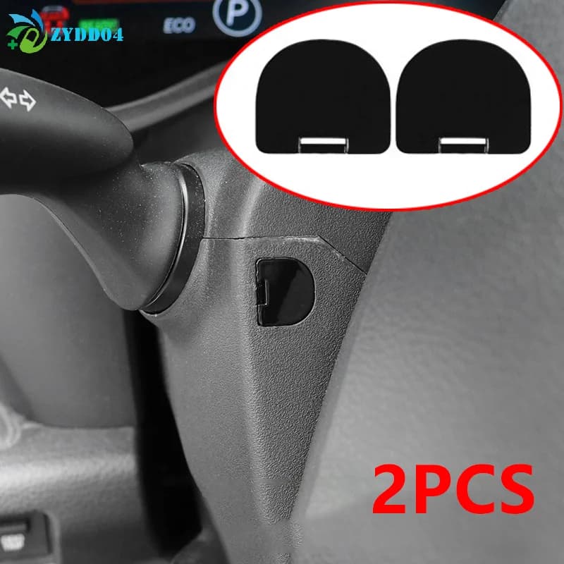 ●2Pcs Car Steering Wheel Screw Protective Cover For Sienna Granvia 2022 2023 Interior Styling Modification Accessories