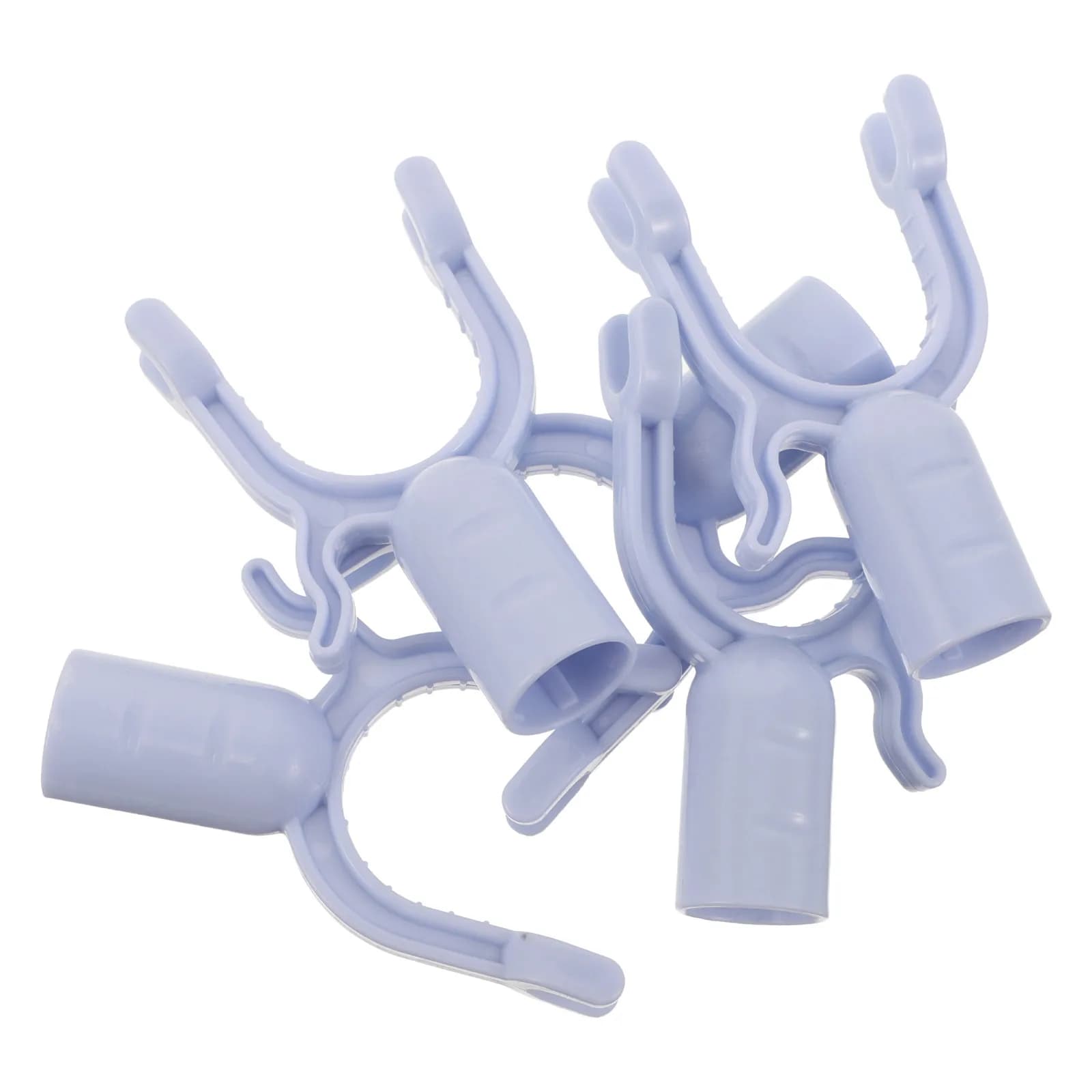 5Pcs Clothes Pole Fork Replacement Y Shaped Plastic Laundry Pole Tip Hook Lightweight Safe Clothes Hanger Utility Fork Head