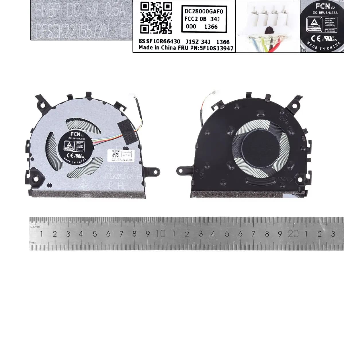Ventola di raffreddamento per laptop per Lenovo Ideapad 3-14ITL6 V14 G2 S14 G2（ORG）