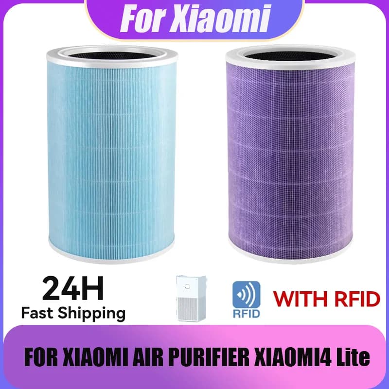 Per Xiaomi 4 Lite Purificatore d'aria Filtro Hepa con filtro a carbone attivo Sostituzione Mi Mijia Purificatore d'aria PM2.5 Formaldeide