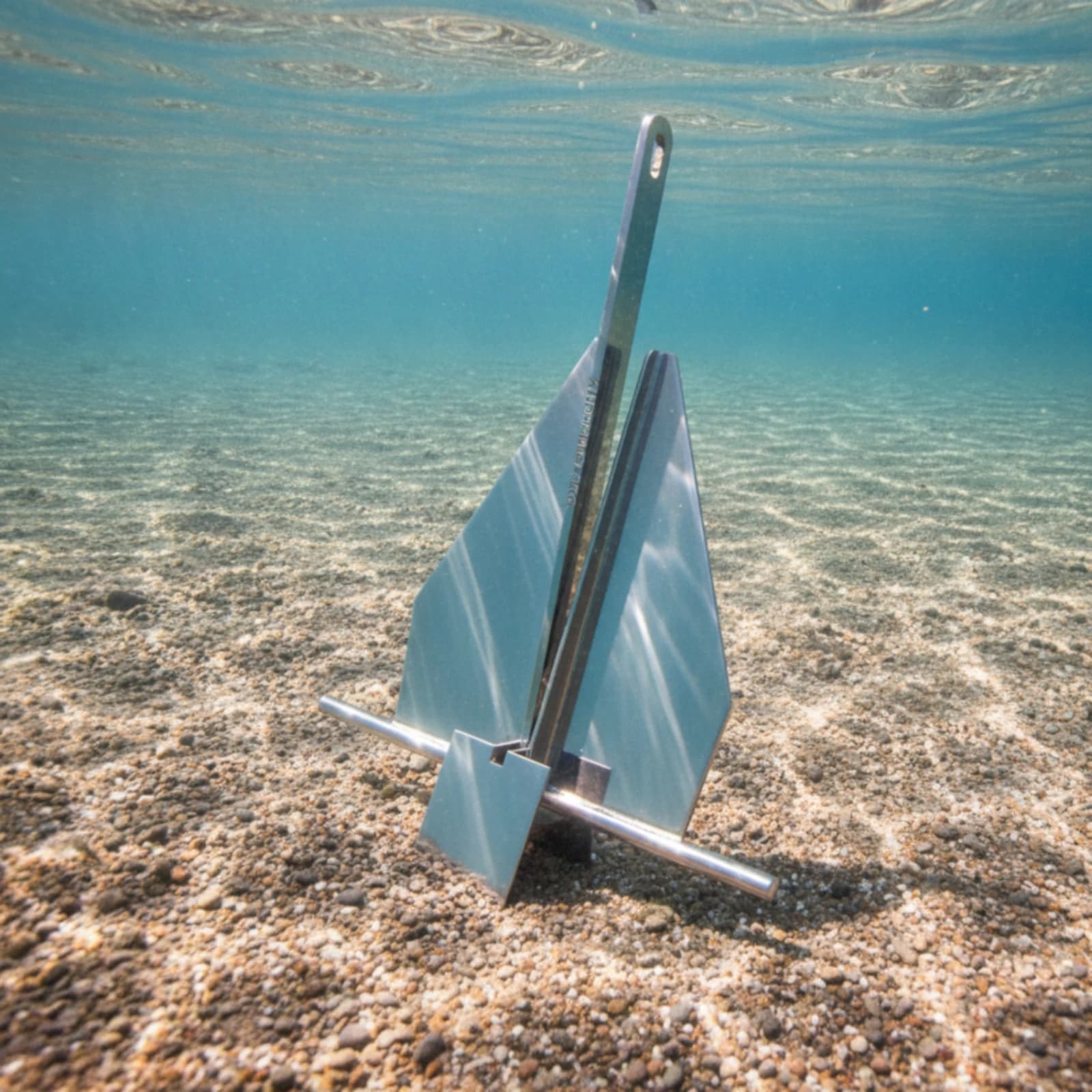 Delta Anchor Stainless Steel Folding Anchor Mirror-Polished Foldable for Kayakers, Boats, Marine