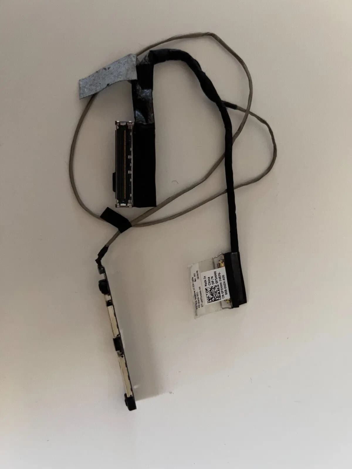 For original video cable for Dell Chromebook laptop 13 3380 + webcam F5HH 450.0AW06.0011