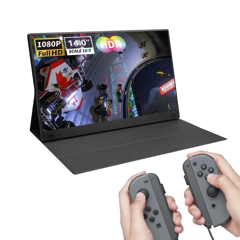 14 Inch Portable Screen 4K LED Display Foldable Touch Monitor Support Extend 4K Double Screen for Laptop